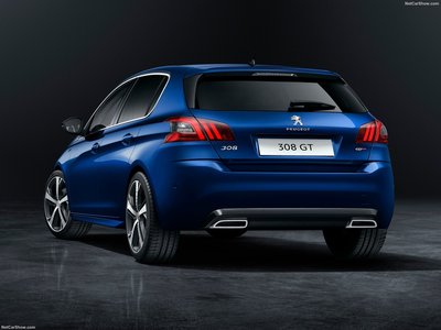 Peugeot 308 2018 canvas poster