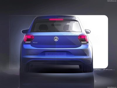 Volkswagen Polo 2018 metal framed poster