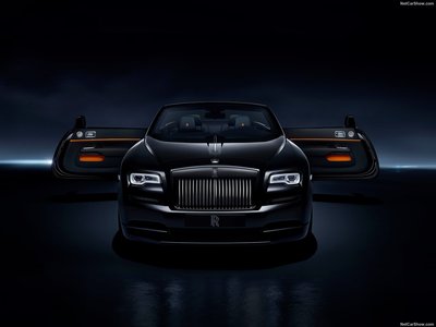 Rolls-Royce Dawn Black Badge 2017 metal framed poster