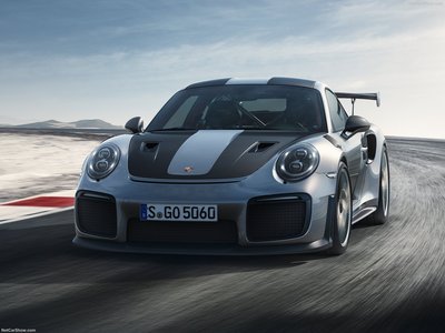 Porsche 911 GT2 RS 2018 Poster with Hanger