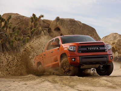 Toyota Tundra TRD Pro Series 2015 wooden framed poster