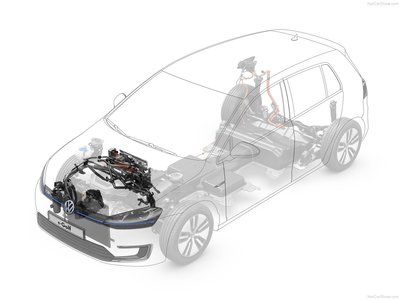 Volkswagen e-Golf 2015 tote bag