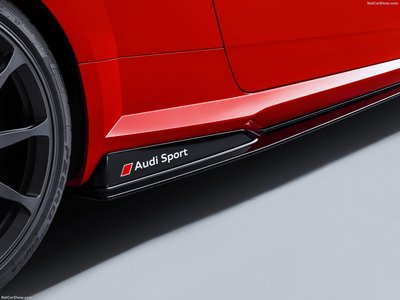 Audi TT RS performance parts 2017 wooden framed poster