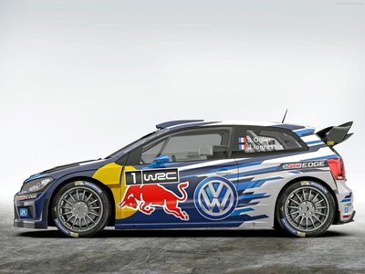Volkswagen Polo R WRC Racecar 2015 canvas poster