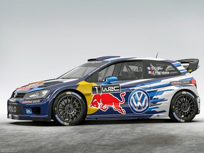 Volkswagen Polo R WRC Racecar 2015 Poster with Hanger