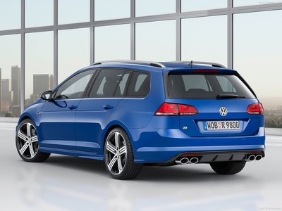 Volkswagen Golf R Variant 2015 Poster with Hanger