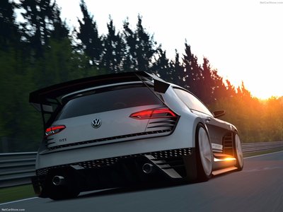 Volkswagen GTI Supersport Vision Gran Turismo Concept 2015 Poster with Hanger