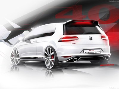 Volkswagen Golf GTI Clubsport Concept 2015 canvas poster