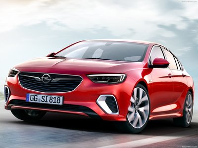 Opel Insignia GSi 2018 metal framed poster