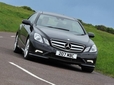 Mercedes-Benz E-Class Coupe [UK] 2010 Poster with Hanger