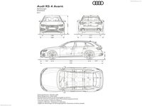 Audi RS4 Avant 2018 Mouse Pad 1320302
