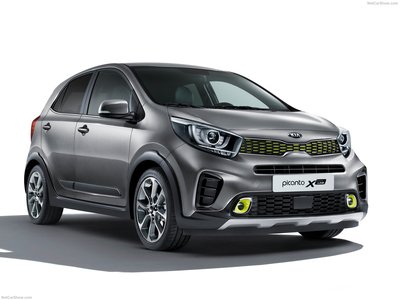Kia Picanto X-Line 2018 Poster with Hanger