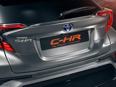 Toyota C-HR Hy-Power Concept 2017 canvas poster