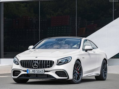 Mercedes-Benz S63 AMG Coupe 2018 Poster with Hanger