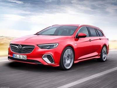 Opel Insignia GSi Sports Tourer 2018 Poster with Hanger