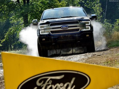 Ford F-150 2018 canvas poster