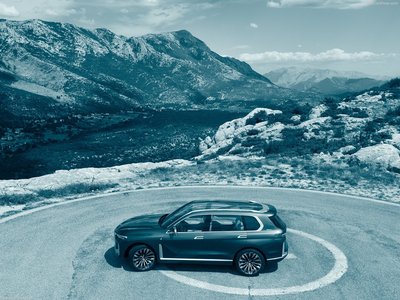 BMW X7 iPerformance Concept 2017 metal framed poster