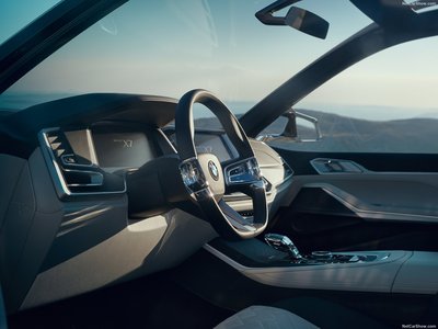 BMW X7 iPerformance Concept 2017 wooden framed poster