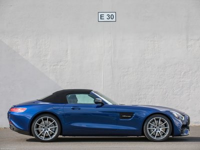 Mercedes-Benz AMG GT Roadster 2017 Poster with Hanger