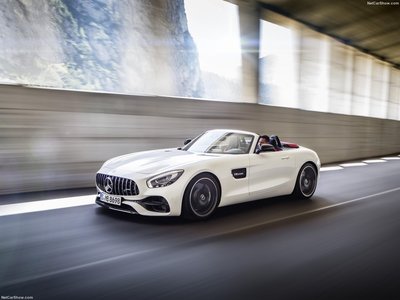 Mercedes-Benz AMG GT Roadster 2017 Poster with Hanger