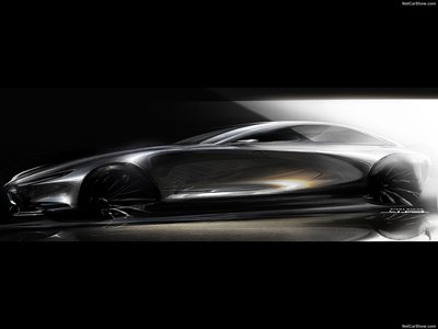 Mazda Vision Coupe Concept 2017 Poster with Hanger