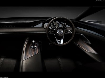 Mazda Vision Coupe Concept 2017 wooden framed poster
