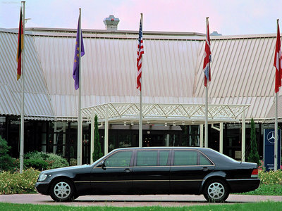Mercedes-Benz S600 Pullman Limousine W140 1998 poster