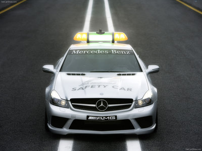 Mercedes-Benz SL 63 AMG F1 Safety Car 2008 Poster with Hanger