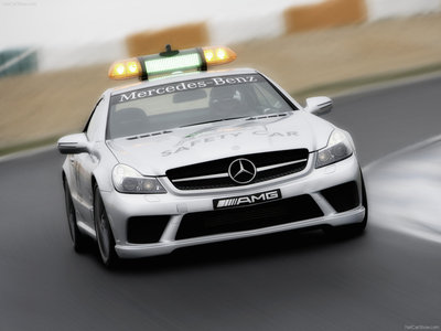 Mercedes-Benz SL 63 AMG F1 Safety Car 2008 Poster with Hanger