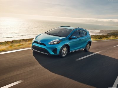 Toyota Prius c 2018 Poster with Hanger