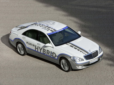 Mercedes-Benz S500 Plug-in Hybrid Concept 2009 wooden framed poster