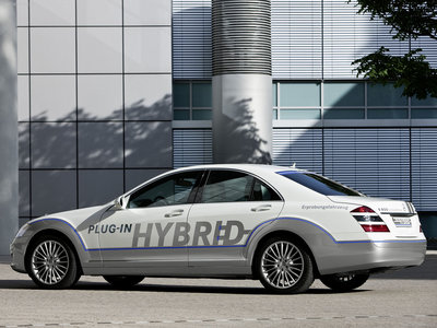 Mercedes-Benz S500 Plug-in Hybrid Concept 2009 canvas poster