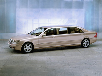 Mercedes-Benz S-Class Pullman Limousine W220 2001 tote bag