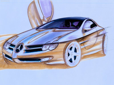 Mercedes-Benz Vision SLR Concept 1999 Poster 1332225