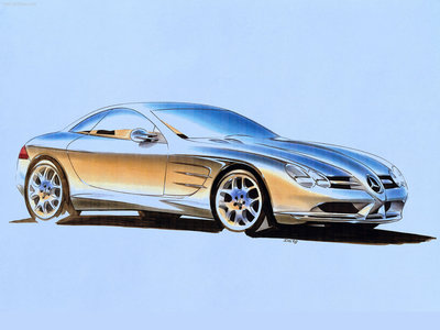 Mercedes-Benz Vision SLR Concept 1999 stickers 1332244