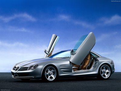 Mercedes-Benz Vision SLR Concept 1999 Poster with Hanger