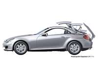 Mercedes-Benz SLK350 2005 Mouse Pad 1334057