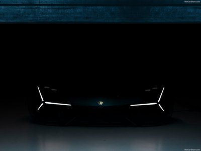 Lamborghini Terzo Millennio Concept 2017 metal framed poster