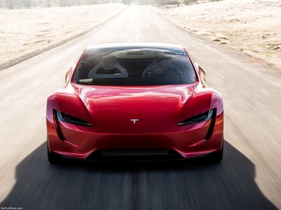 Tesla Roadster 2020 canvas poster