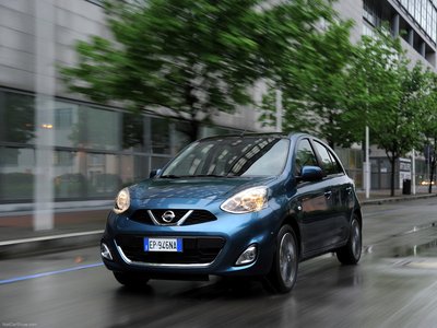 Nissan Micra 2014 canvas poster