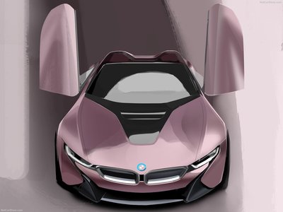 BMW i8 Roadster 2019 Poster with Hanger