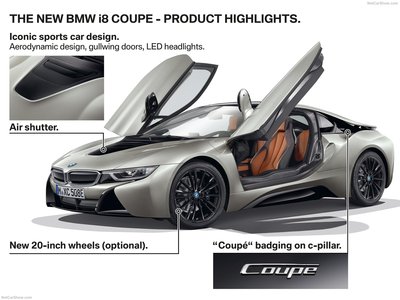 BMW i8 Coupe 2019 canvas poster
