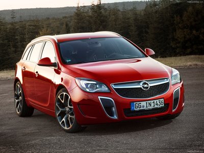 Opel Insignia OPC Sports Tourer 2014 Poster with Hanger