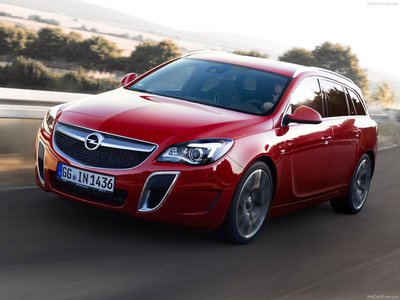 Opel Insignia OPC Sports Tourer 2014 Poster with Hanger