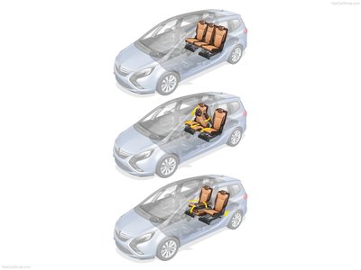 Opel Zafira Tourer 2012 stickers 1338477