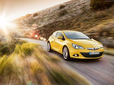 Opel Astra GTC 2012 canvas poster