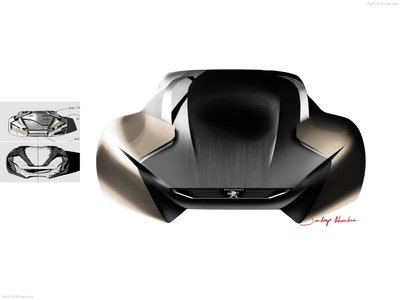 Peugeot Onyx Concept 2012 Poster with Hanger