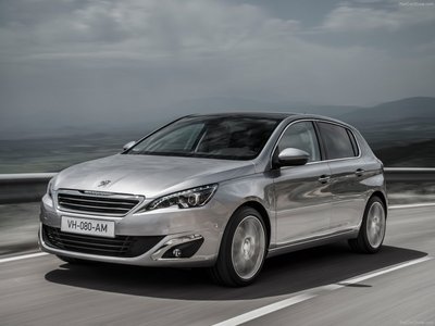 Peugeot 308 2014 Poster with Hanger