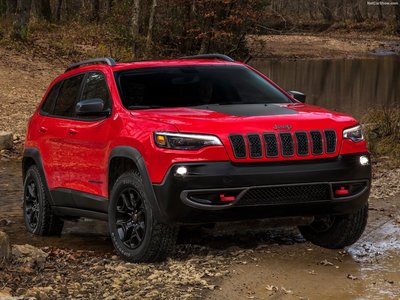 Jeep Cherokee 2019 Poster with Hanger