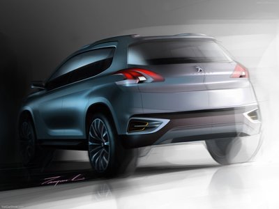 Peugeot Urban Crossover Concept 2012 poster